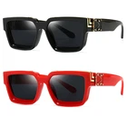 Солнцезащитные очки в толстой квадратной оправе UV400