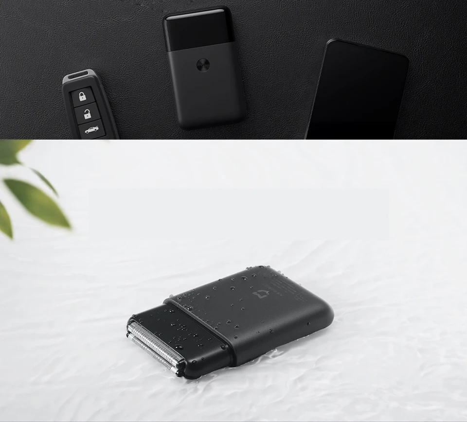 Xiaomi Mijia, Мужская электрическая бритва для бритья, обновленная портативная машина, полностью металлический корпус, для путешествий, умная электрическая бритва, двойная режущая головка