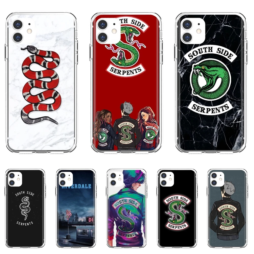 Мягкий чехол South Z Side Serpents Art Riverdale для Huawei P30 P40 P20 P7 P8 P9 P10 Lite Plus Pro 2015 2016 2017 Mini|Бамперы|
