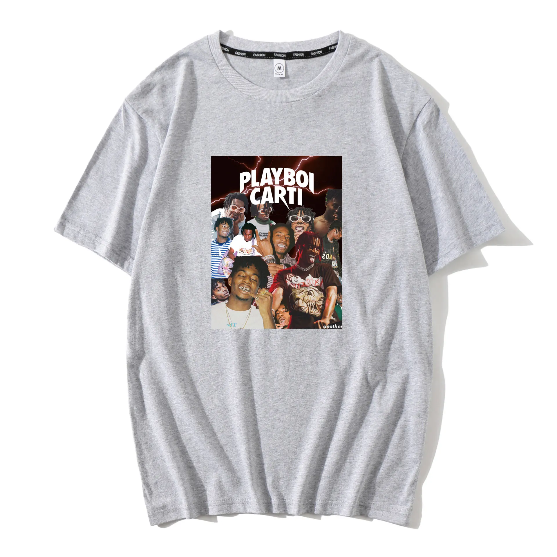 Винтажная Футболка Fashoin Playboi Carti для мужчин летняя повседневная хлопковая