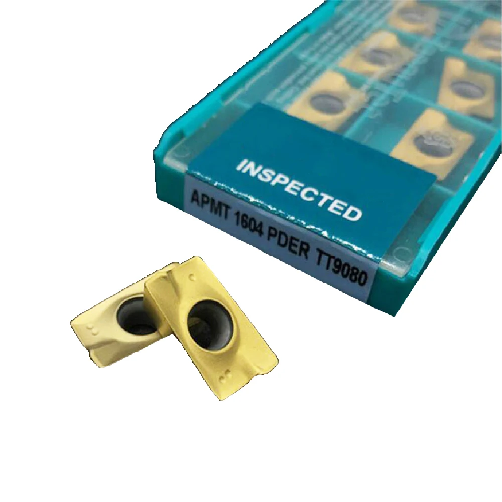 10 шт. APMT1604 PDER TT9080 поворотные твердосплавные вставки инструменты для нанесения