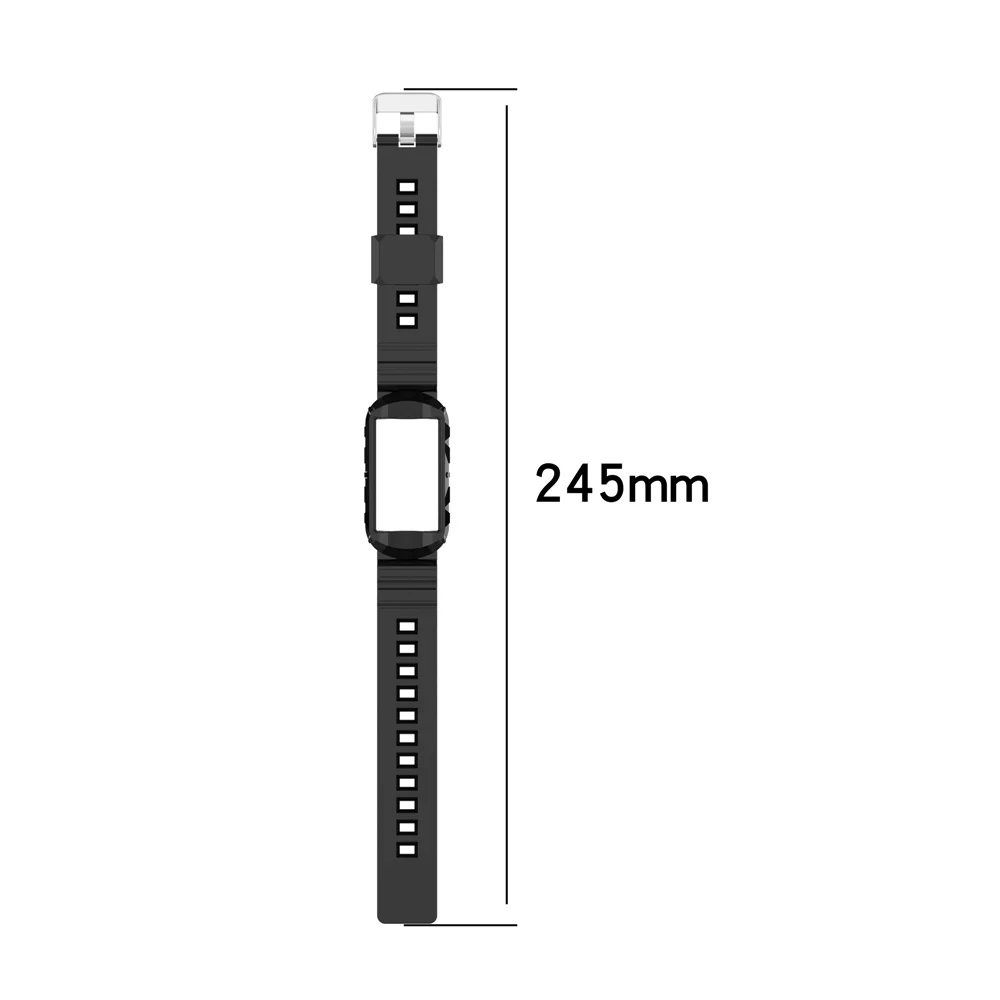Ремешок для часов Fitbit Charge 5 4 4SE 3 3SE цельный браслет из ТПУ с цветным экраном