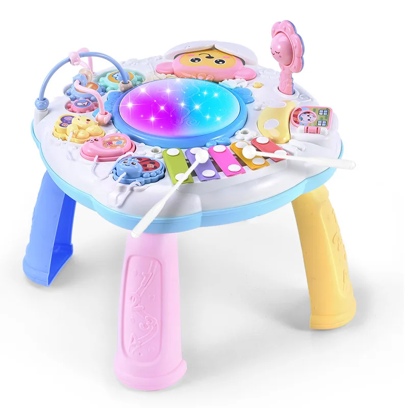 

Infant Early Education Knowledge Learning Machine Multi-Functional Intelligent Children Fun Game Table Panel Baby Toy Table