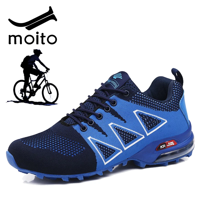 

Casual MTB Cycling Shoes Men Outdoor Road Bike Shoes Trail Trekking Shoes Lightweight Hiking Sneakers Men Jogging Shoes Size 47