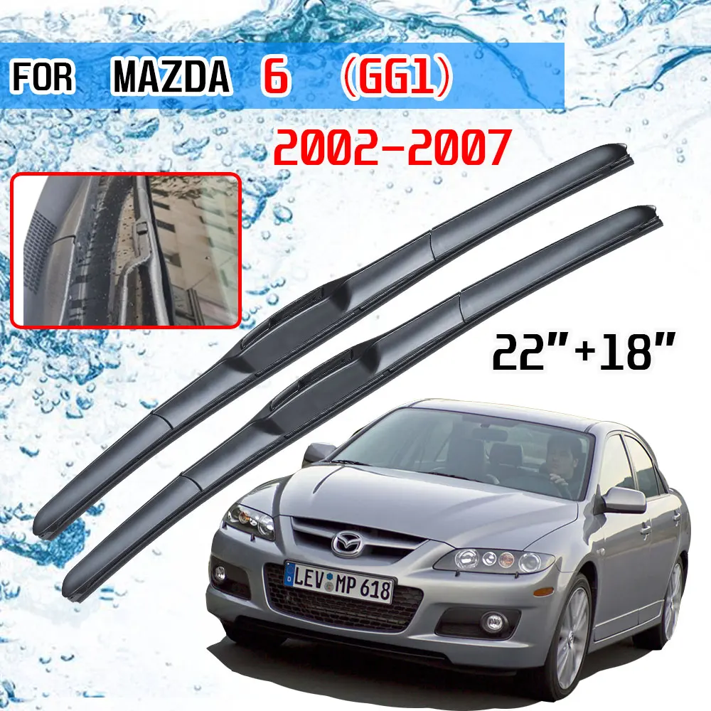 Щетки стеклоочистителя для Mazda 6 Mazda6 2002 2003 2004 2005 2006 2007 GG1 аксессуары U-образный
