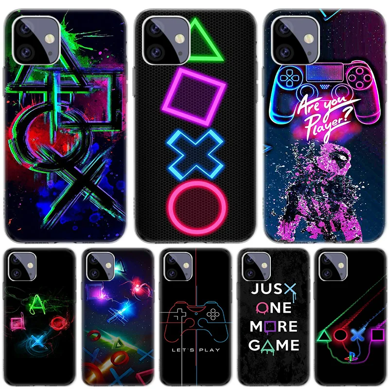 

Game Play Station PS4 Silicone Case For Apple iPhone 12 11 Pro Mini X XR XS Max SE 2020 7 8 6 6S Plus 5 5S Cover