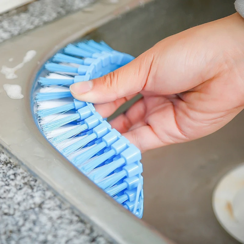 Сгибаемая щетка с щетиной щетки для чистки стен и керамической плитки