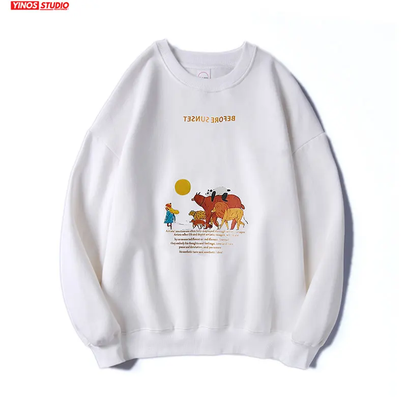 Дропшиппинг мужская повседневная Уличная одежда мешковатый принт однотонный