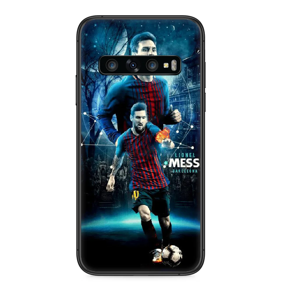 

Football superstar messi Phone case For Samsung Galaxy S 10 20 3 4 5 6 7 8 9 Plus E Lite Uitra black prime tpu waterproof