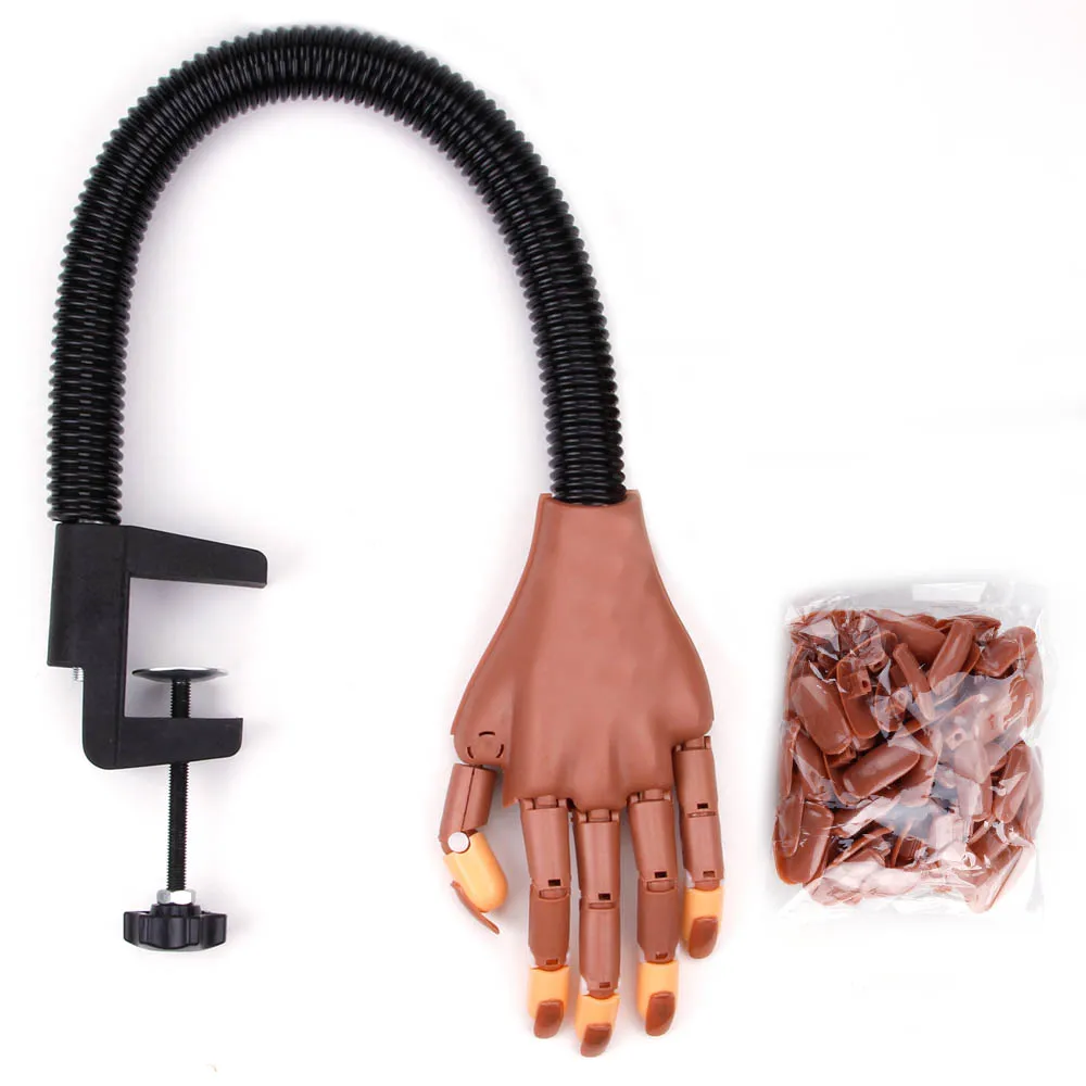 Рука для нейл арта профессиональная тренировочная рука наконечники 100 шт.