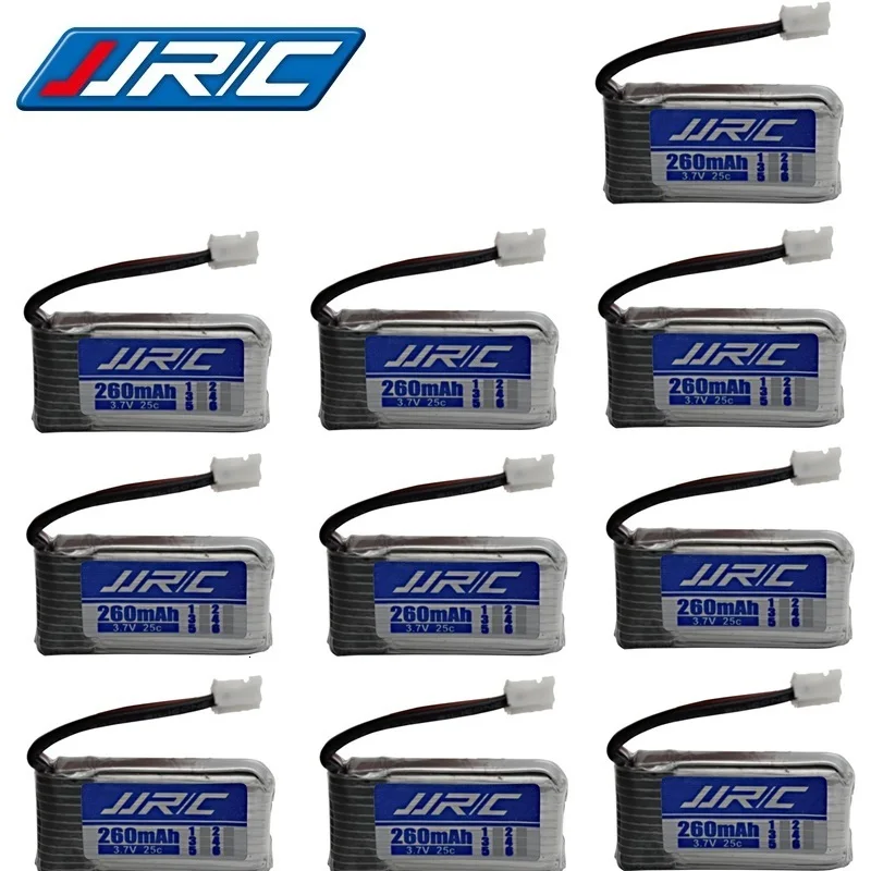 Оригинальный аккумулятор JJRC H36 3 7 в 260 мАч для E010 E011 E012 E013 литий-полимерный
