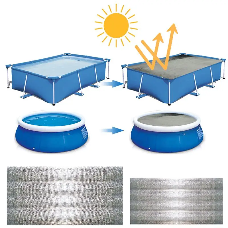 

Outdoor Swimming Pool Insulation Cover Pad Waterproof Dustproof Pad Garden Thermal Insulation Pool Film Heat Preservation Cover