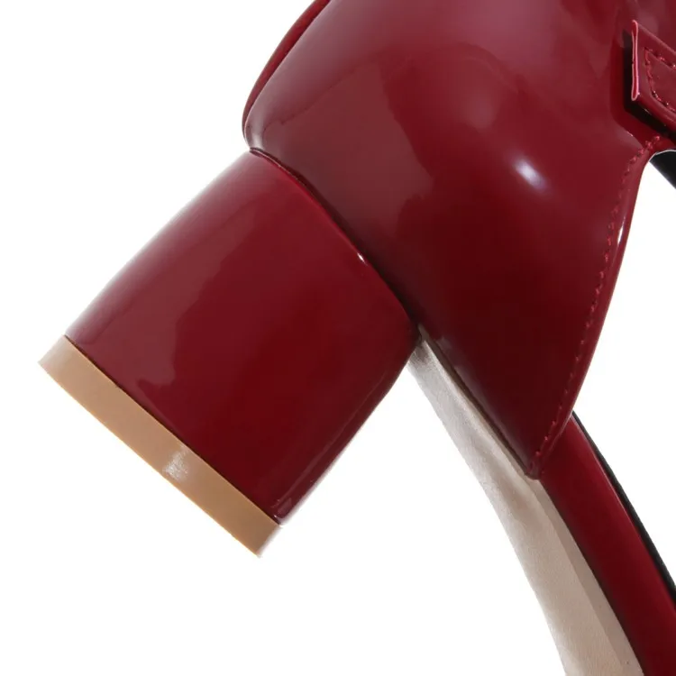 Женские туфли на высоком каблуке туфли-лодочки больших размеров милые с открытым