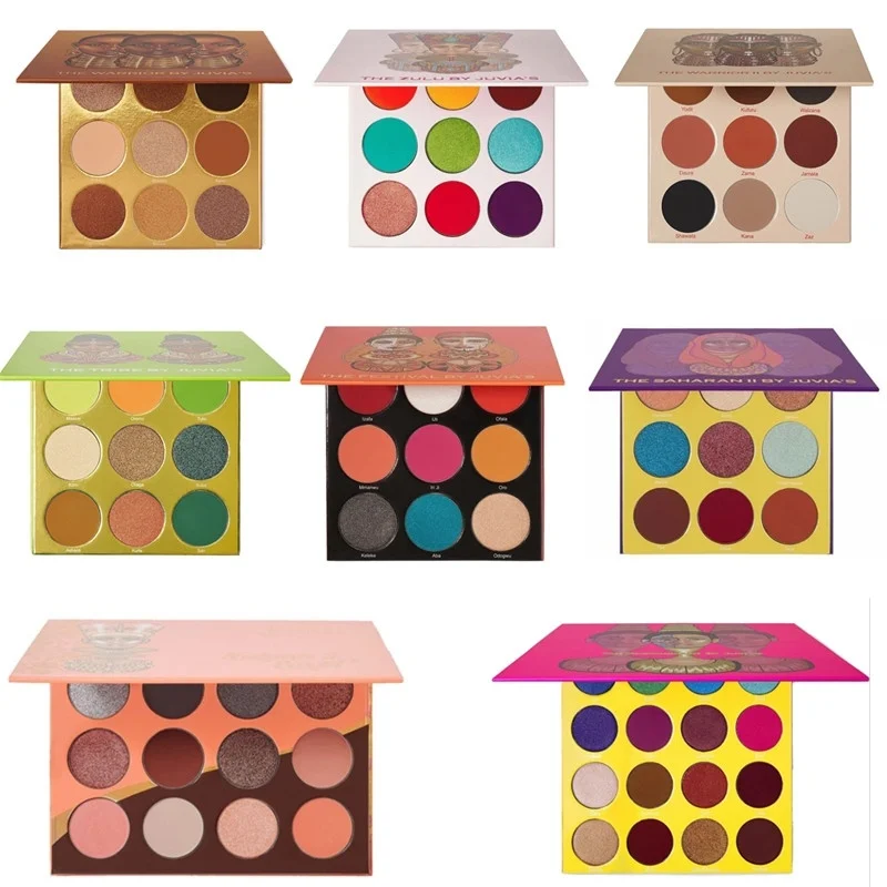

Eye Shadow Cleopatra, 9 colors, pearl, bronze, 16 colors, Sahara