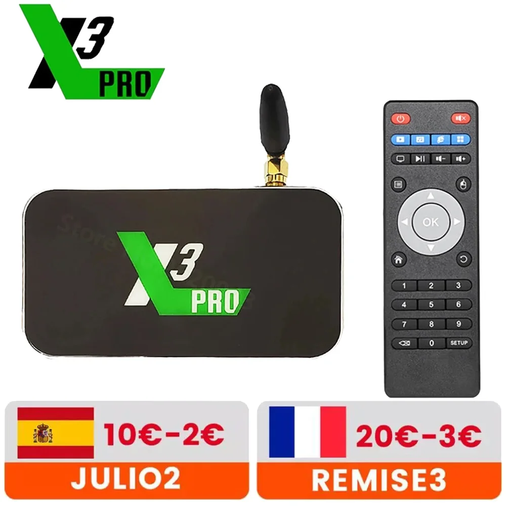 ТВ приставка Ugoos x3cube Amlogic S905X3 Android 4 Гб DDR4 16 ГБ 32 ROM 2 4G 5G WiFi 1000 м x3 pro LAN 4K HD