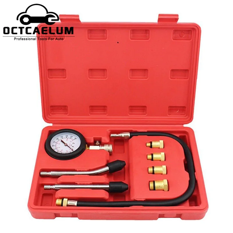 Бензиновый двигатель цилиндр компрессии утечки давления диагностический тестер