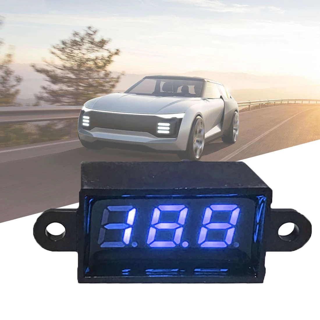 

Waterproof 0.28 DC 3.5-30V Mini Digital LED Voltmeter Volt Meter 12V Car Moto Range Dc 3.50-30.0V Auto Electric Voltage Ammeter