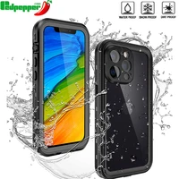 redpepper ip68 waterproof case for iphone 13 12 pro max 13 12 mini 11 pro max xr underwater 3m water proof shockproof hard case