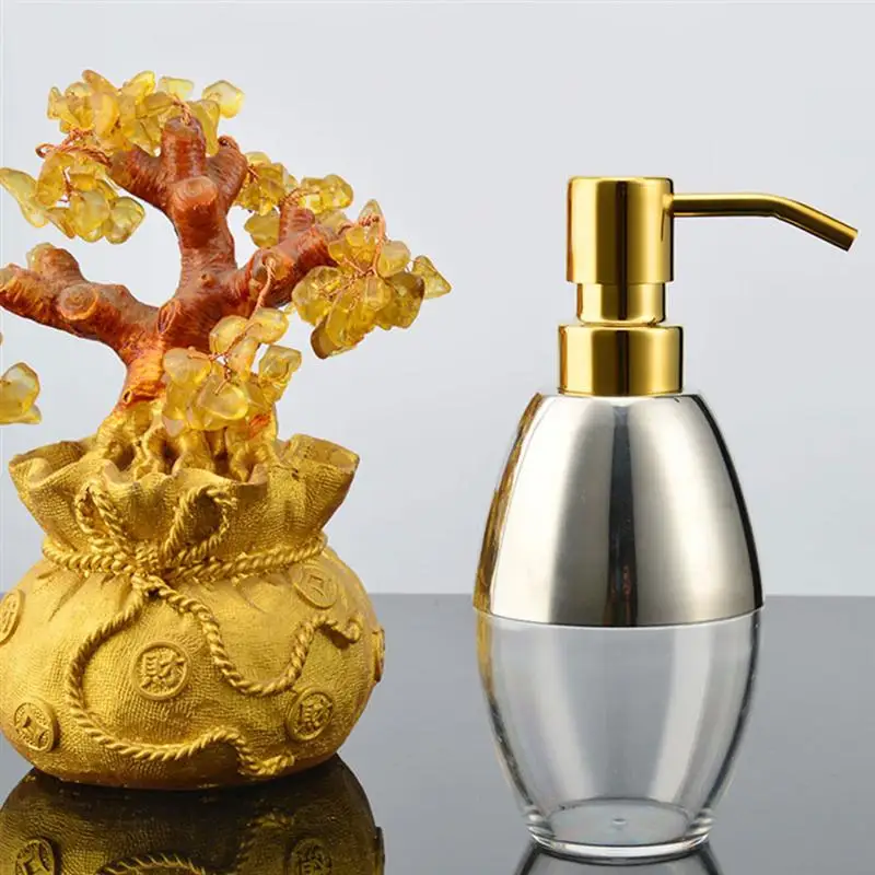 Насос для бутылки из нержавеющей стали розовое золото насадка душа