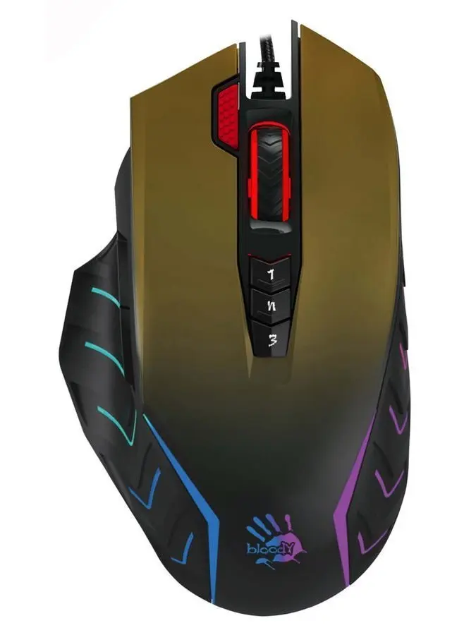 Мышь A4Tech A4 Bloody J95 серый оптическая (5000dpi) USB2.0 (9but)|Мыши| |