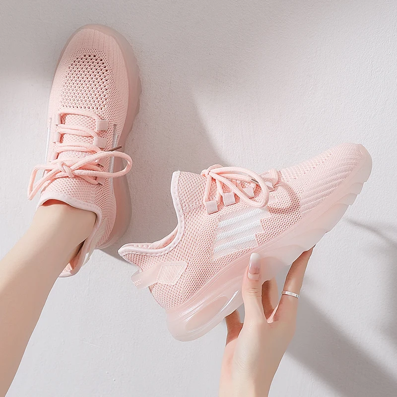

Cushioning Running Shoes Casual Walking Platform Sneakers for Women Mesh Breathable Sports Outdoor Schoenen Vrouw
