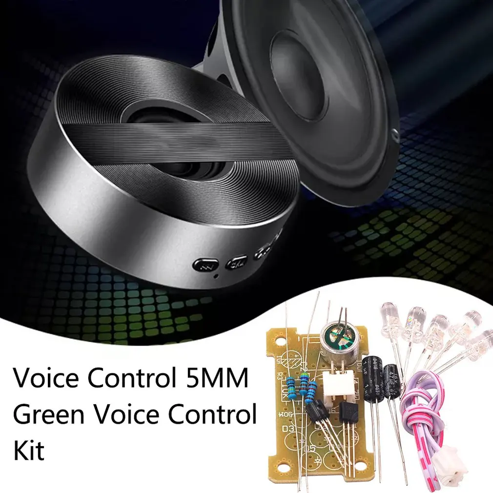 Voice Control 5Mm Green Led Melody Light Electronic Production Kit Diy Fun Parts Module | Компьютеры и офис