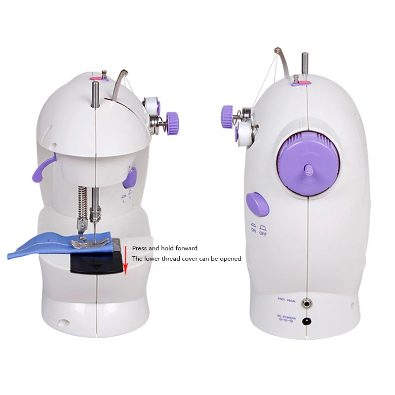 

Sewing-Machine Portable Two-Thread-Kit Mini Household Sewing Machine