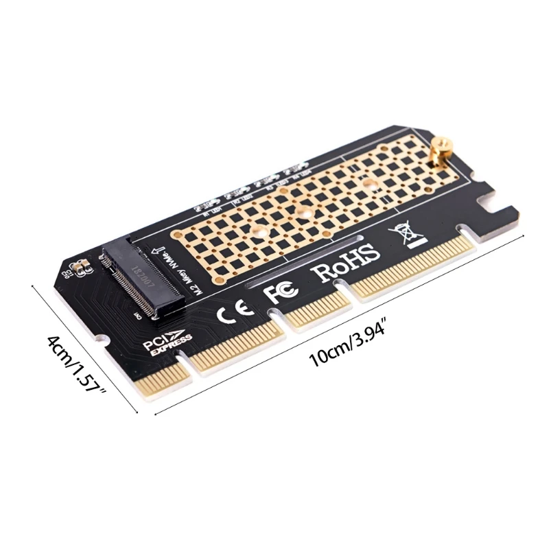 

2021 New M.2 to PCIe NVMe SSD Adapter Card M2 Drive to PCI Express x16 Slot for PCIE 3.0