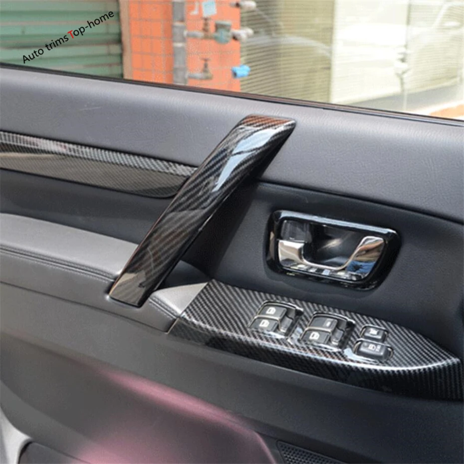 

Внутренний дверной подлокотник Yimaautotrims, декоративная накладка для ручки Mitsubishi Pajero V97 V93 V80 Montero Limited 2009 - 2021