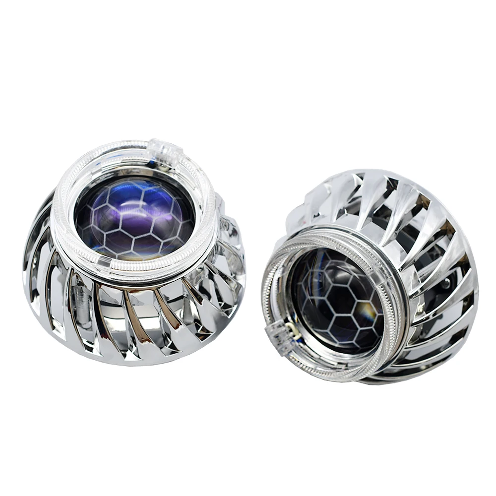 2 5 дюймовый сотовый биксеноновый прожектор линза кожух с DRL маской 35 Вт 5000K