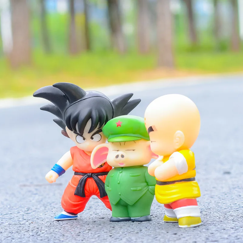 Bandai Драконий жемчуг аниме Q версия Гоку черепаха Фея пурпилаф маленький набор