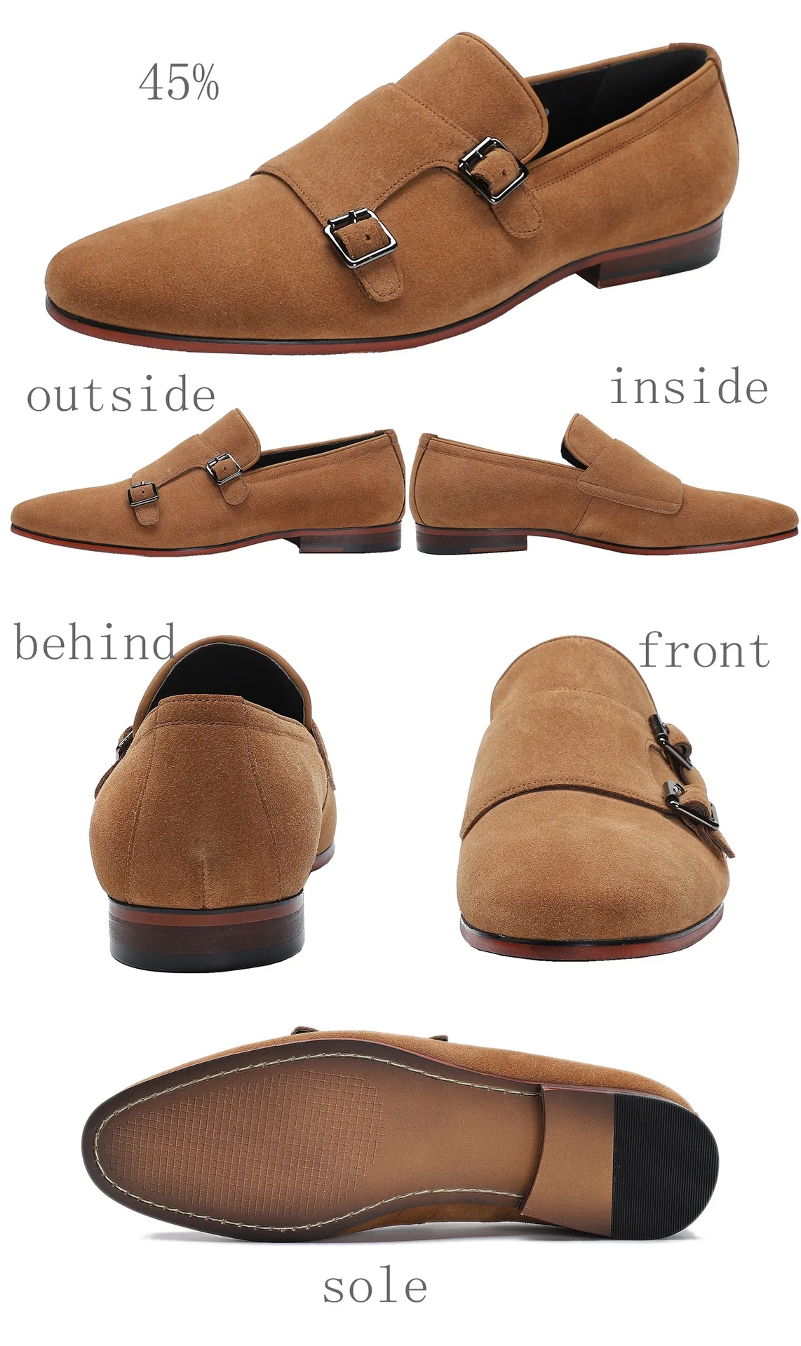 

QYFCIOUFU Luxury Men's Formal Shoes Casual Genuine Leather Loafers Party Wedding Suede Men Dress Shoes Fashion Autumn Oxford