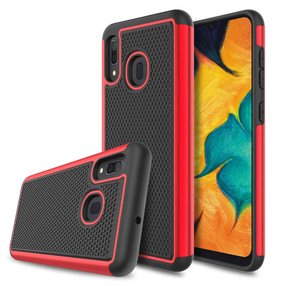 Противоударный чехол для Samsung Galaxy A50 A20e A20 A10e A30s A30 S7 edge S5 армированный Гибридный |