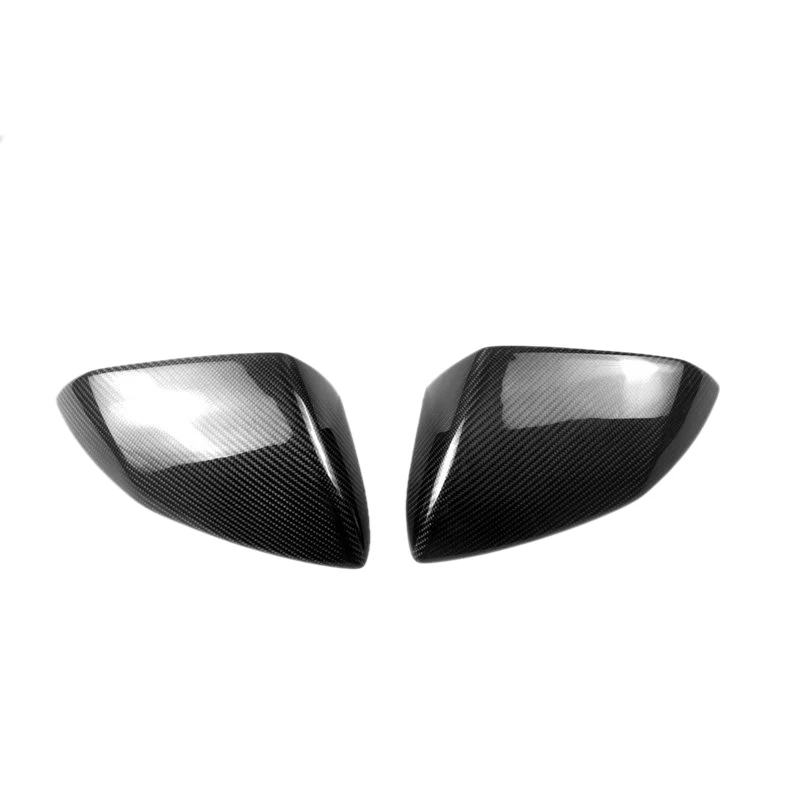 

NEW-Real Carbon Fiber Mirror Cover Rearview Side Mirror Cap Trim for -Lamborghini Huracan 2019 2020 2021