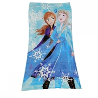 disney frozen elsa anna princess cinderella belle beachbath towel for baby girls kids 100 cotton 70x140cm