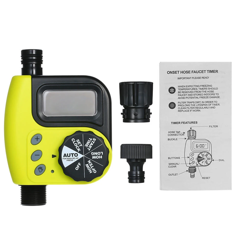 Garden Watering Timer Programmable ABS Automatic Irrigation Controller Electronic Tool | Дом и сад