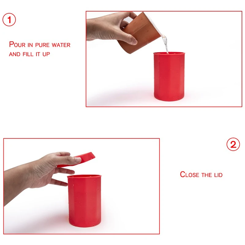 Лидер продаж 1 шт. большая силиконовая чашка для красного льда большой кубик