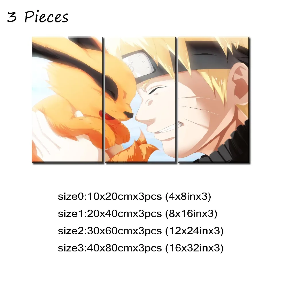 

5pcs Japan Anime Accessories Posters Wall Art Decor Pictures Canvas HD Printed Paintings For Living Room Modular Decoration