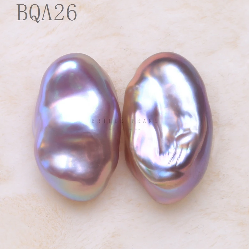 Нестандартные бусины для Пресноводной пары Baroqueonly Квадратные из натурального