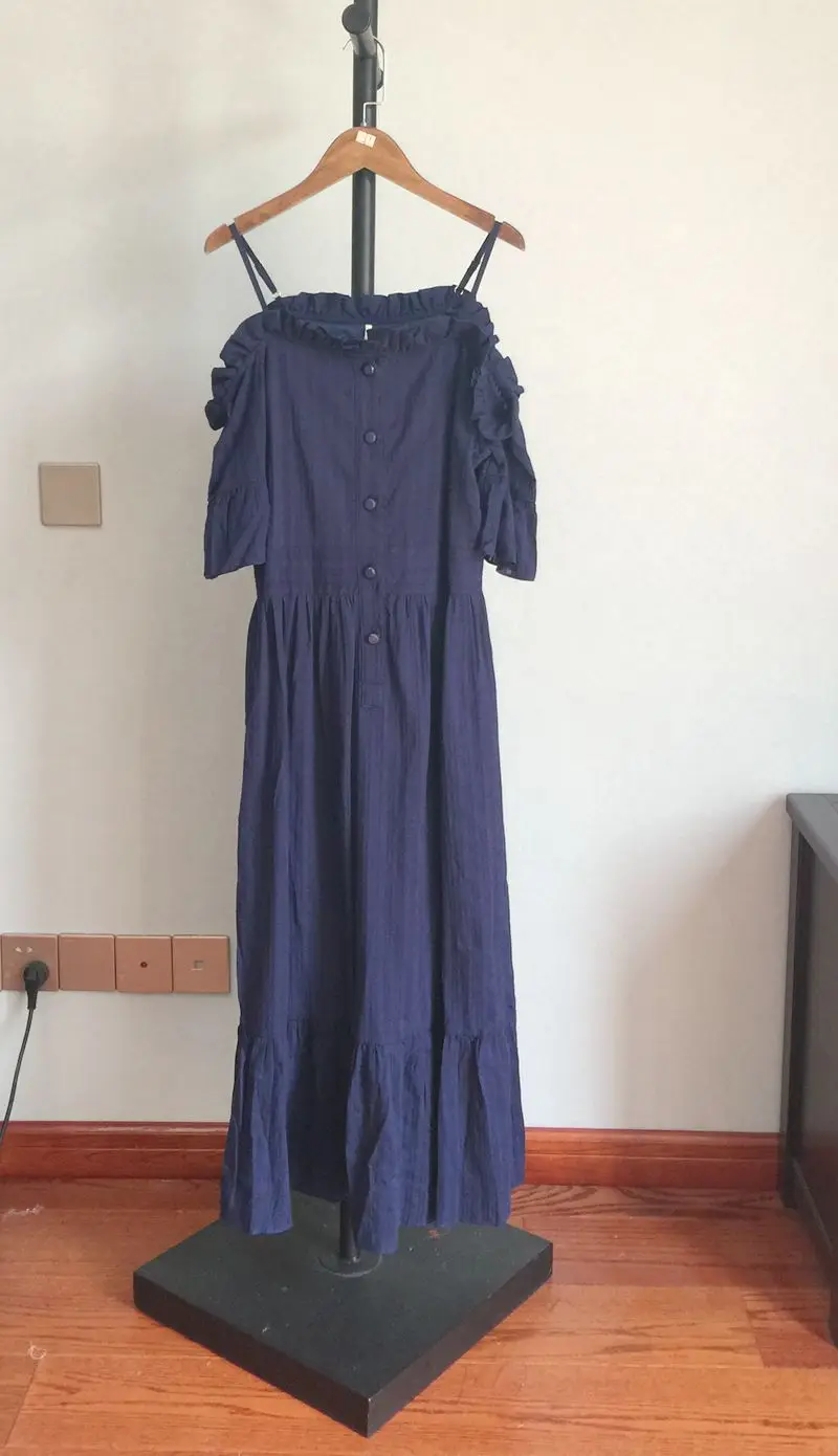 Милая летняя хлопковая рубашка для беременных без Плеч с коротким рукавом на