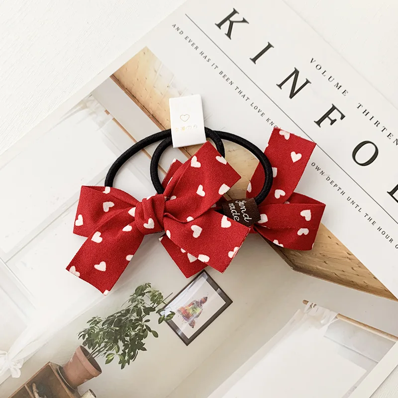 

Baby Girls Elastic Hair Bands Butterfly Hair Ring Bow Hair Accessories Children Kids Hair Styling Tools Headdress Hair Wear