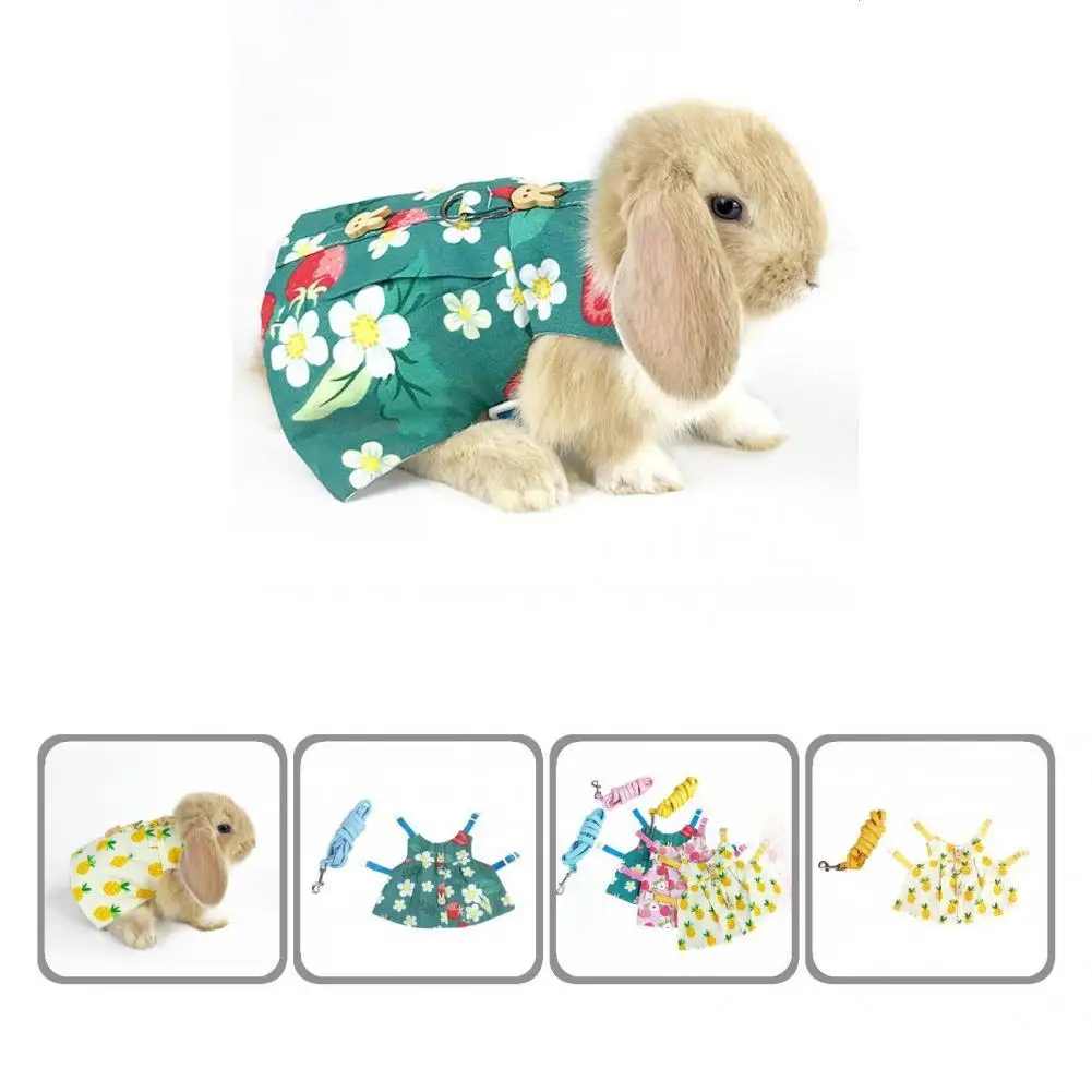 

Cotton Stylish Rabbit Guinea Pig Clothes Lightweight Pet Clothing Fashionable for Bunny