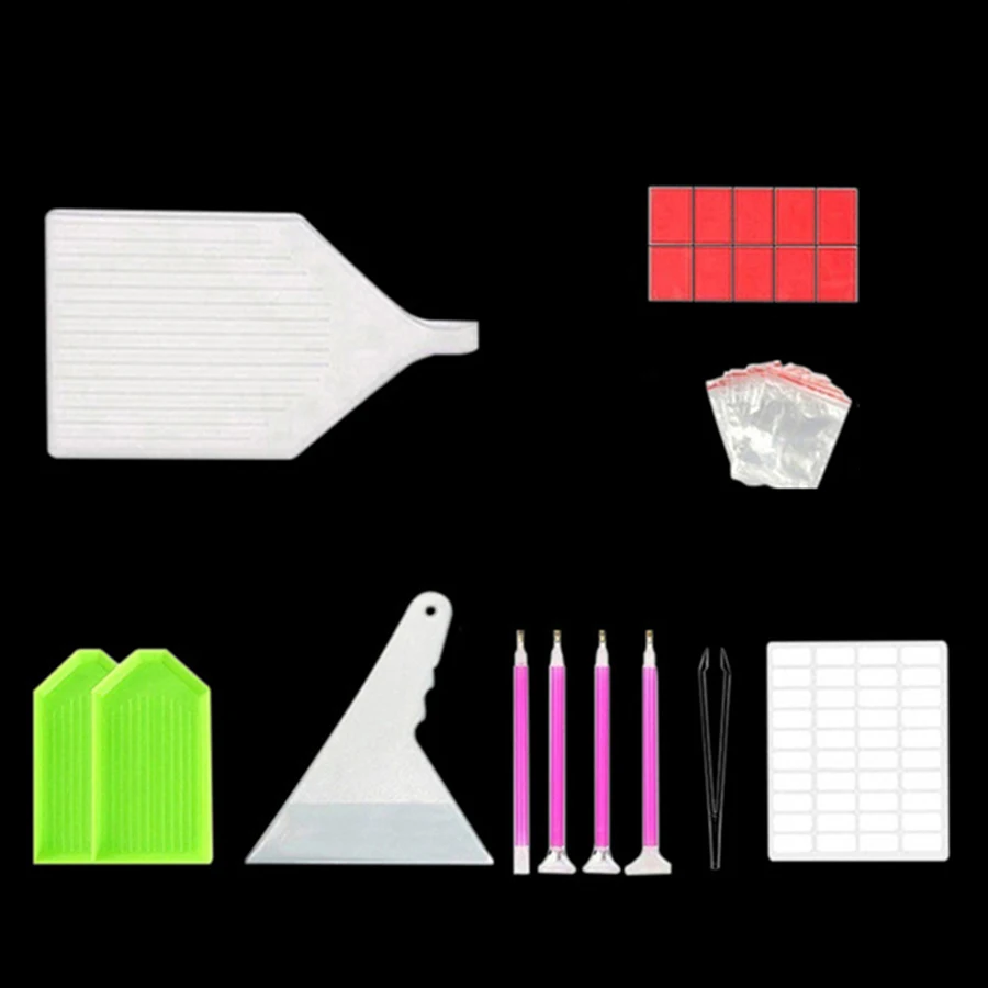 Новый набор для хранения 5D инструменты вышивки картин со стразами 28 ячеек наборы