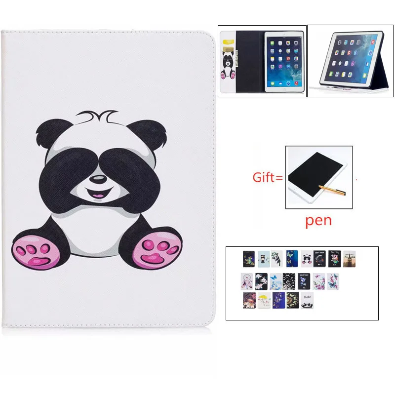 Детский модный противоударный чехол-книжка с милым рисунком для Apple ipad 10 2 3 4 5 9 7