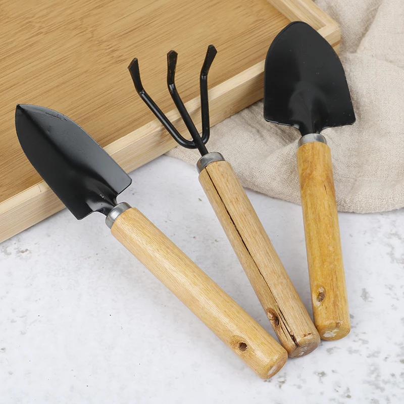 3 шт. садовые инструменты бонсай Мини маленькая лопата растение в горшке