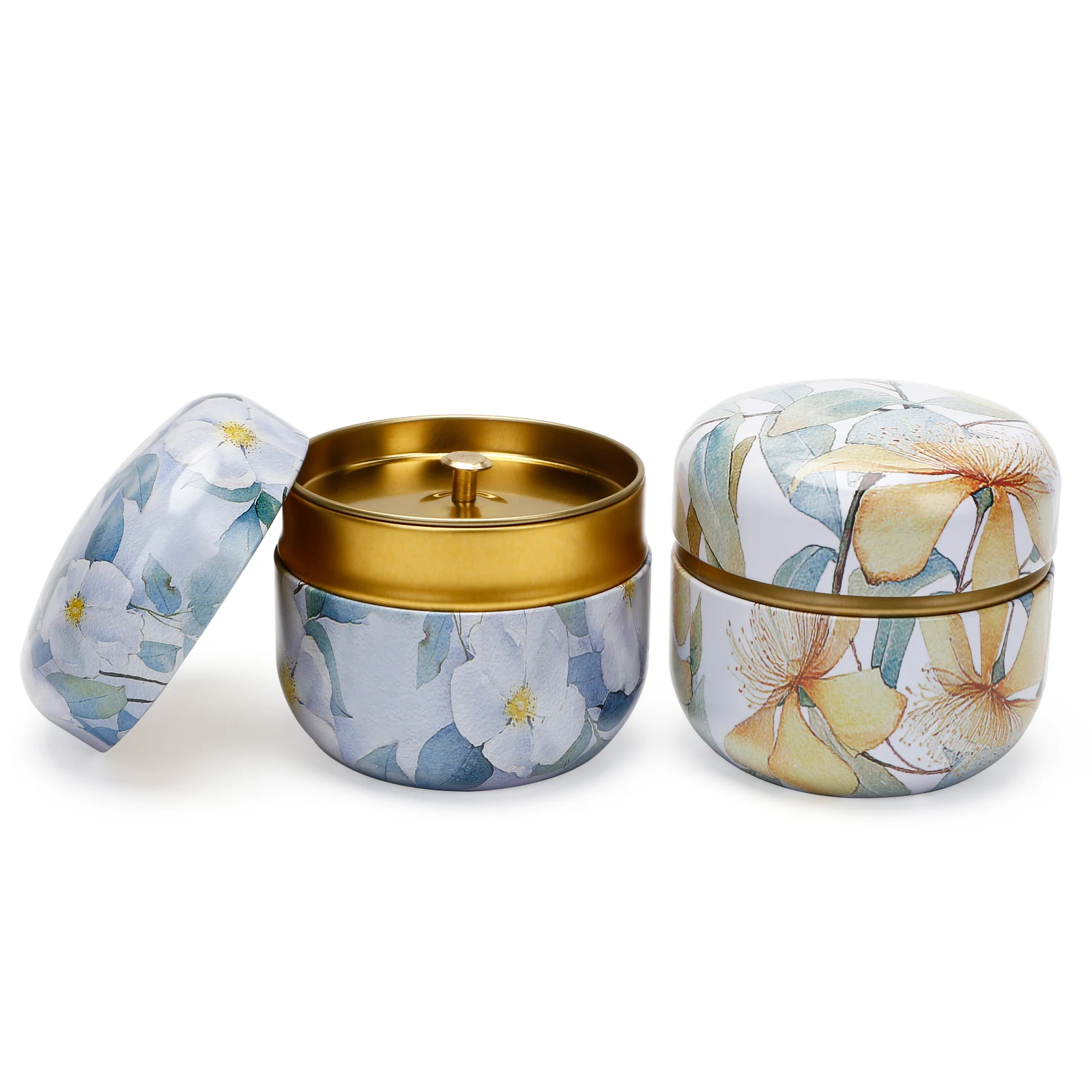 Набор чайных коробок в японском стиле металлические банки для чая контейнеры