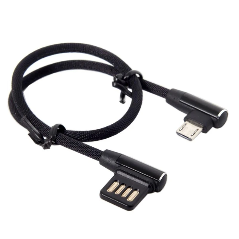 15 см Micro Usb 5Pin правый угол влево 90 градусов 2 0 двойной локоть данных зарядный