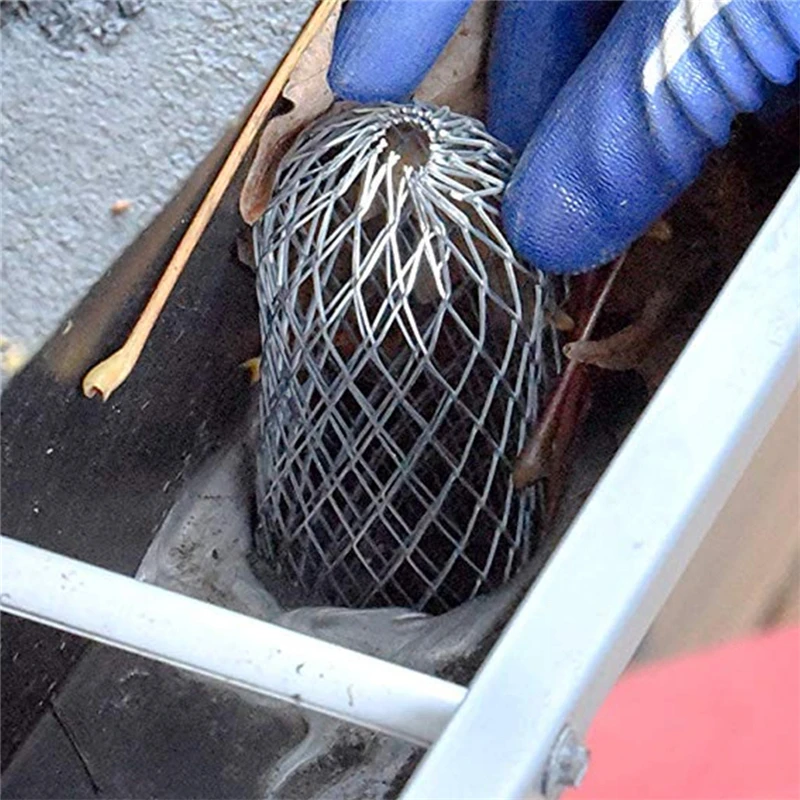 Защитные фильтры для водосточных желобов 3-дюймовый Расширенный алюминиевый