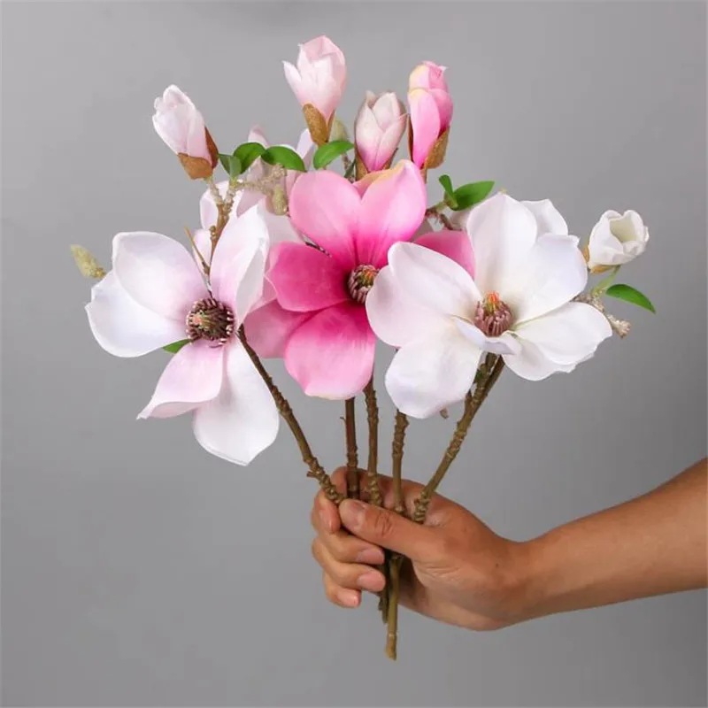 Поддельные короткой ножке в форме Магнолия 14 17 &quotДлина моделирование мини