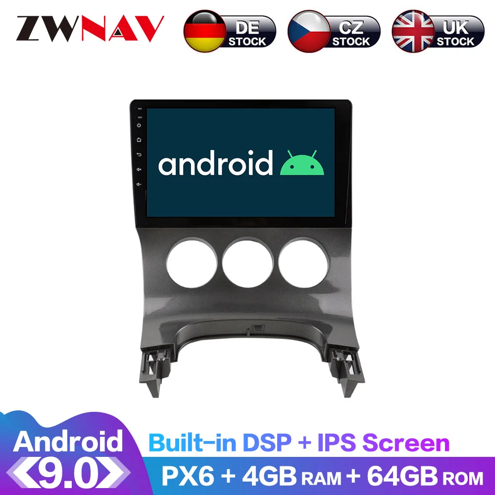 Для PEUGEOT 3008 2013 2016 низкоуровневый Android IPS экран PX6 DSP автомобильный без DVD GPS